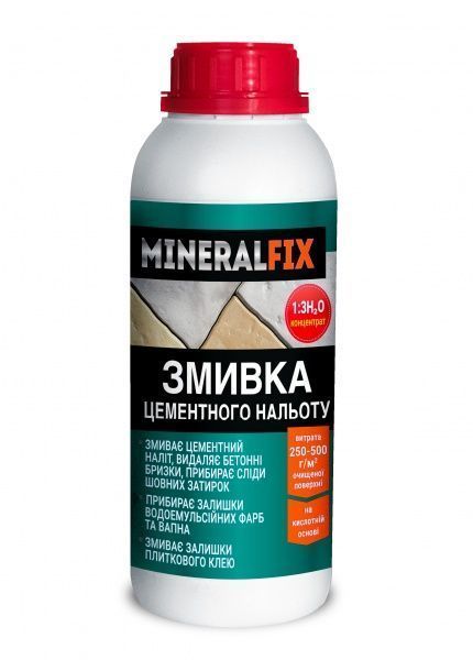 Очиститель минеральных поверхностей MineralFix концентрат 1:3 1 л 