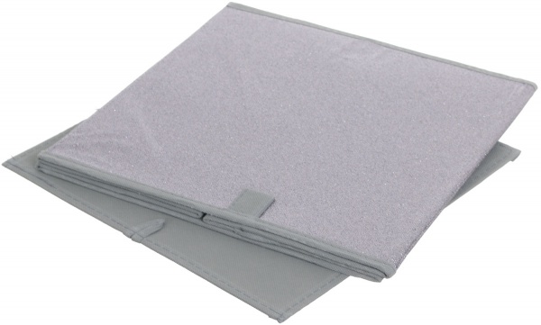 Ящик картонний складаний SO04070-1 Glitter сірий 300x300x300 мм