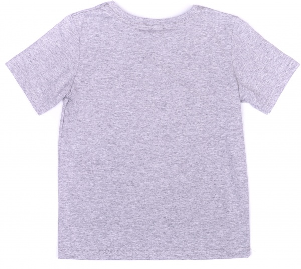 Футболка унісекс Luna Kids бавовна р.128 сірий меланж 