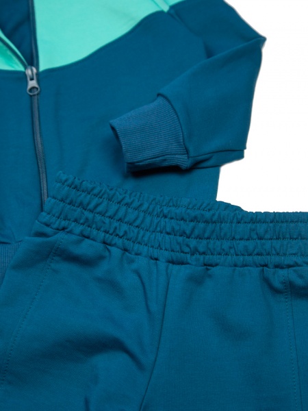 Спортивний костюм Luna Kids р.128–134 темно-синій/м'ятний 