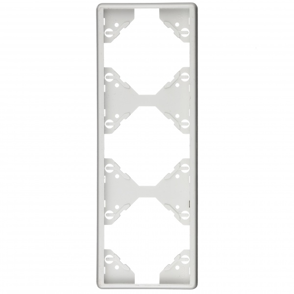 Рамка Efapel Apolo вертикальна білосніжний L50932 TBR