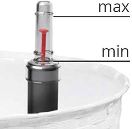 Вазон пластиковий Stefanplast Natural круглий 5,9л коричневий (75604) 