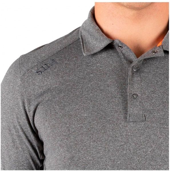 Футболка поло 5.11 Tactical РARAMOUNT р.M Charcoal heather