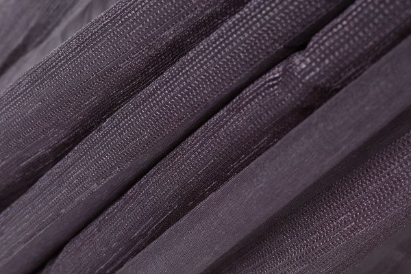 Тюль Double Stripe 400х275 см шоколадный La Nuit