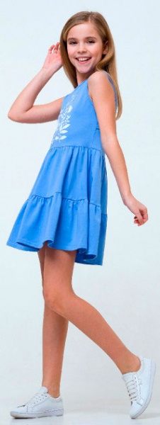 Сарафан Smil 120248 р.104 блакитний 