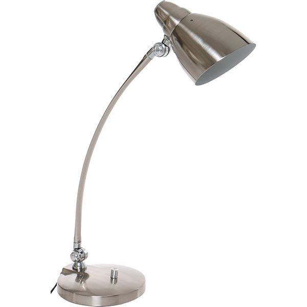Лампа настольная Геотон ННБ 01-40-301 МТ 7011 серебро-сатин