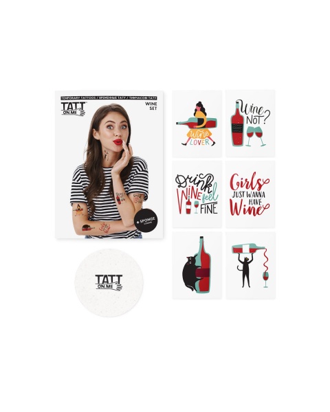 Тату тимчасове TATTon.me Wine set