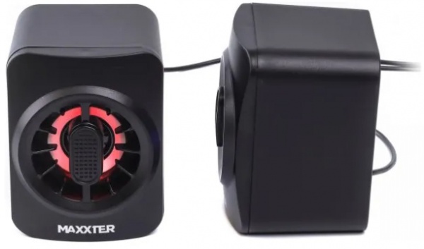 Акустика Maxxter CSP-U005RGB 2.0 black 