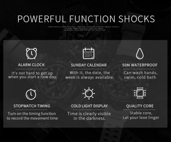 Годинник тактичний Tank Smael black (NULL)