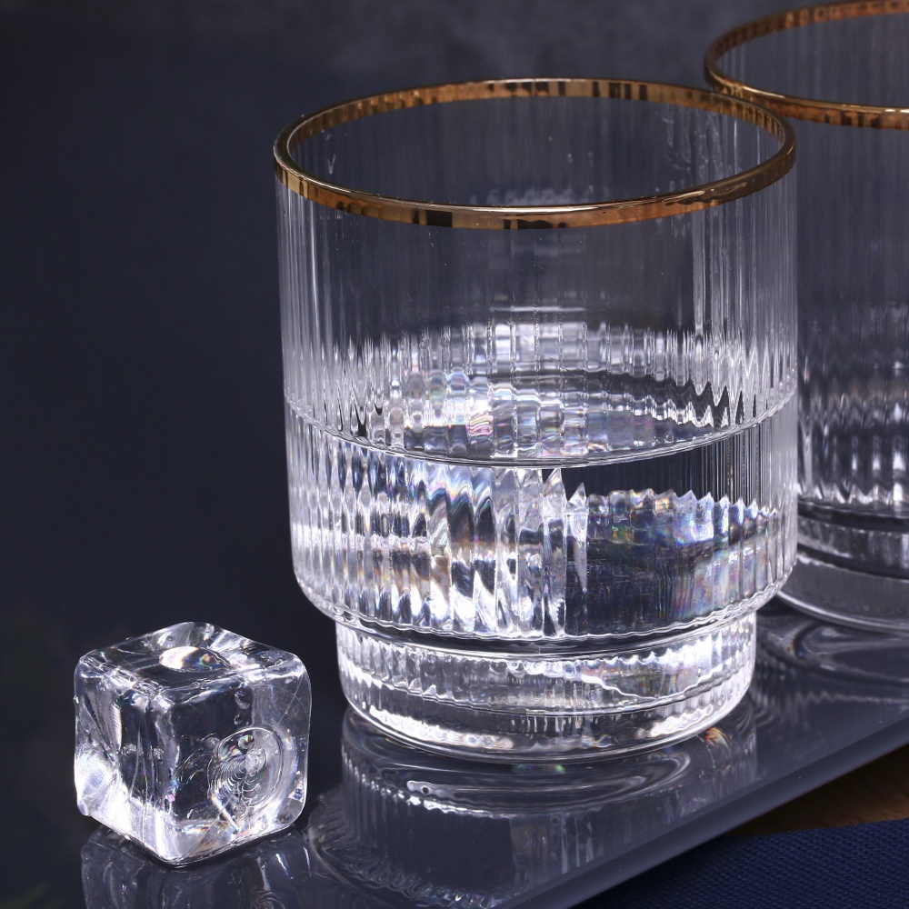 Набір склянок низьких Fiora Ripple скло 320 мл 2 шт.