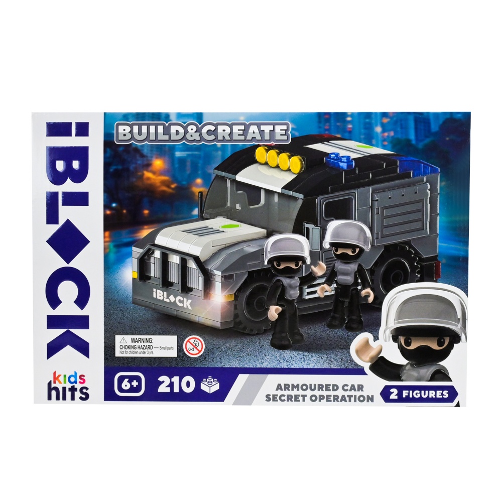 Игрушка-конструктор Shantou Kids hits IBLOCK JUNIOR 210 дет. KH42/004/4