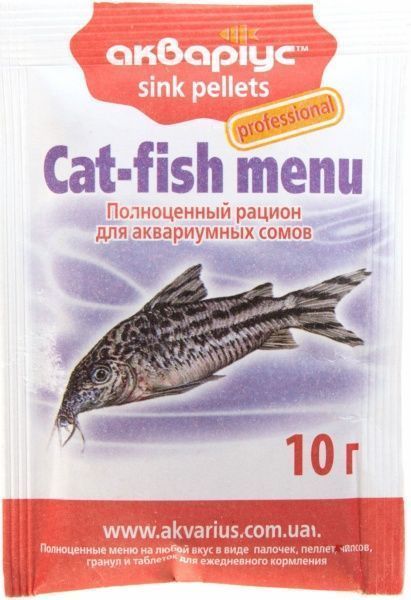 Корм Аквариус Cat-fish menu 10 г 4971