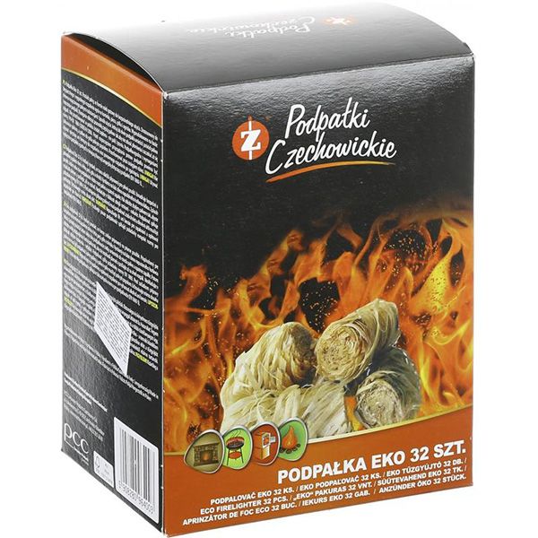 Разжигатель из древесной шерсти ЕКО в коробке 32 шт.
