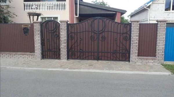 Ворота Виноград 2100x3000 мм