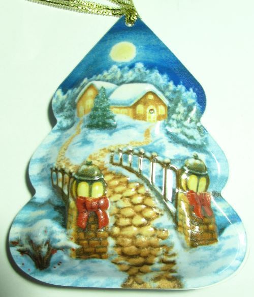 Елочная игрушка Мостик 10 см 