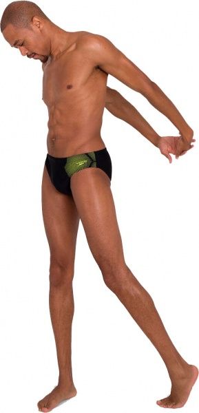 Плавки Speedo PLMT 7CM BRF AM BLACK/YELLOW 8-09739F398 р.32 чорний
