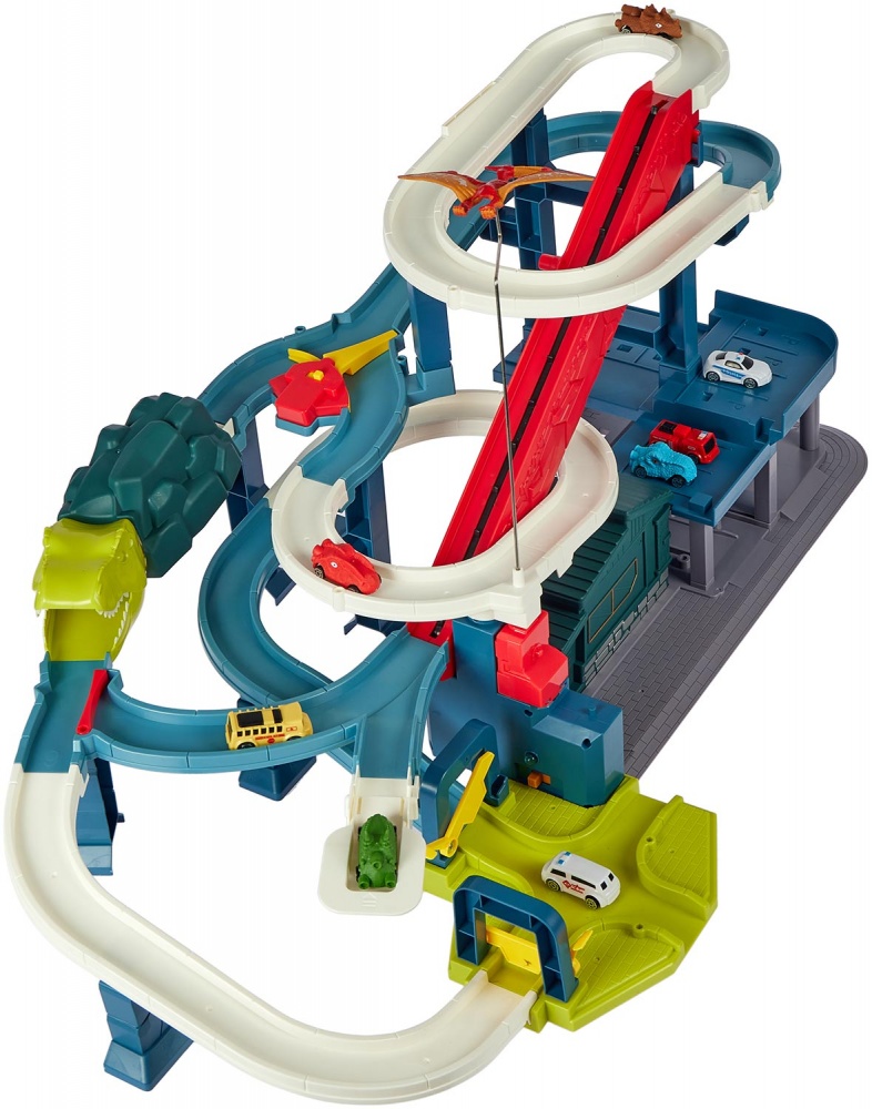 Ігровий набір ZIPP Toys Dino автотрек-вулкан електричний (8 машинок) 532.01.29