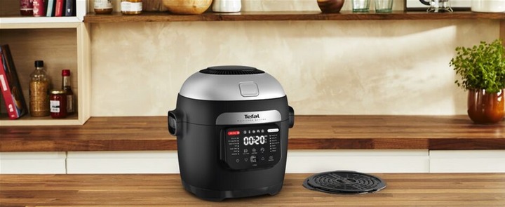Мультиварка-мультипіч Tefal 2в1 MULTICOOK ACTIFRY MY741CF1
