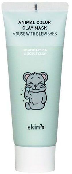 Маска для лица Skin79 Animal Color Clay Mask Mouse With Blemishes 70 мл 1 шт.
