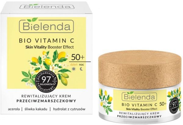 Крем для лица день-ночь Bielenda Bio Vit C Восстанавливающий 50+ 50 мл