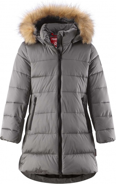 Куртка детская для девочки Reima Lunta р.158 серый 531416 