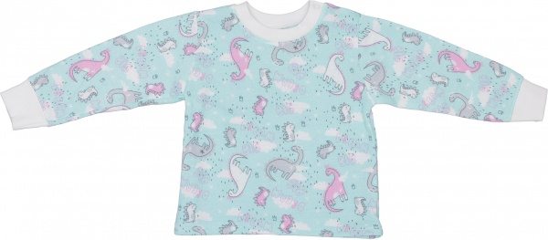 Пижама детская для мальчика Фламинго 109-307 р.80 ментоловый 