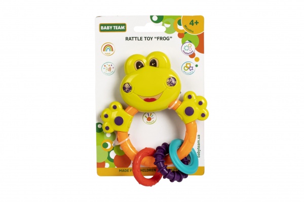 Іграшка-брязкальце Baby Team Жабка