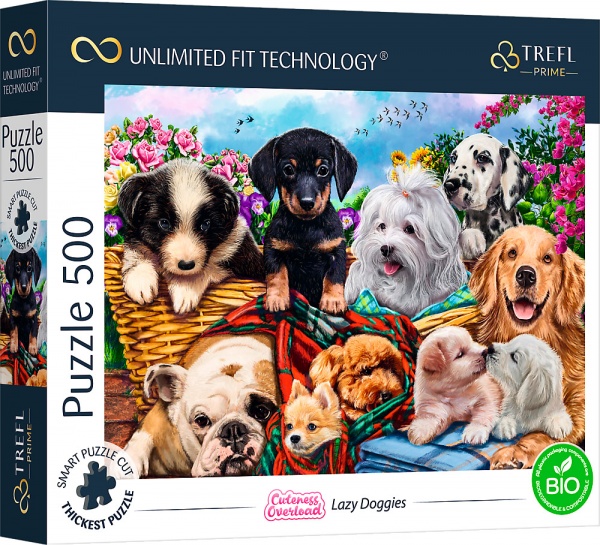 Пазли Trefl UFT Ледачі песики 500 елементів 37464