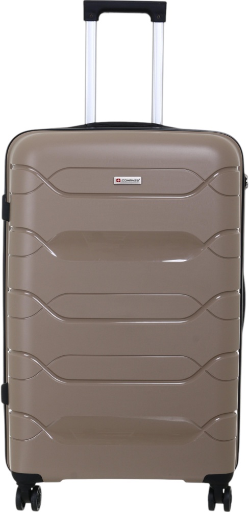 Чемодан Compass №XY007 L 93 л капучино 70x46x29 см