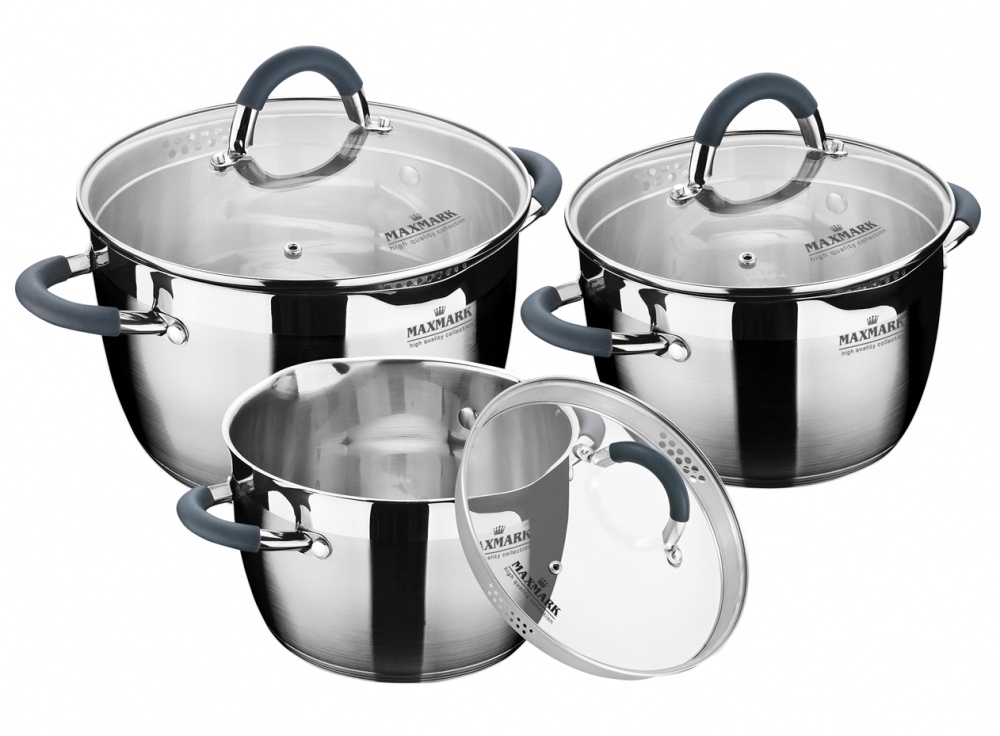 Набір каструль Maxmark 6 предметів MK-5606G