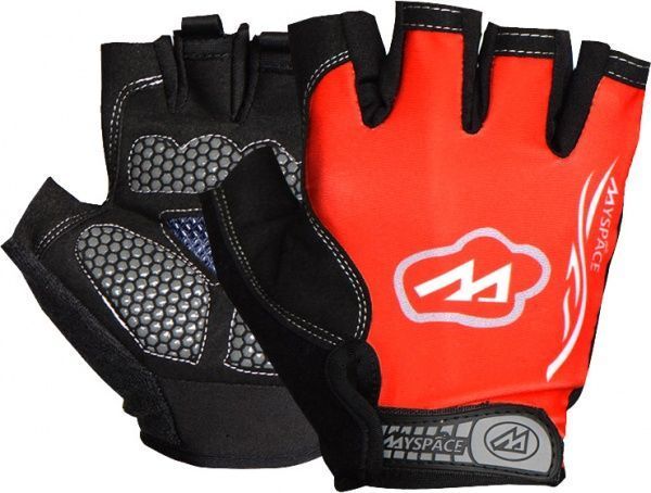 Велоперчатки красные ST-001.3 
