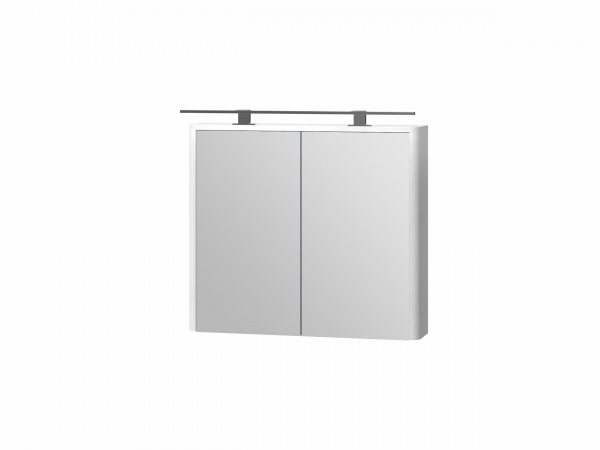 Дзеркальна шафа Botticelli Livorno - 80 структурний білий 