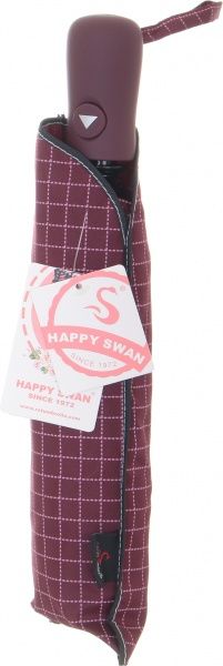 Парасолька Абстракція, складна, автомат червоний 