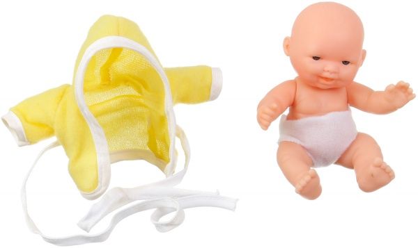 Пупс MERX Limited в шаре 12 см виниловый в халате MX0269215