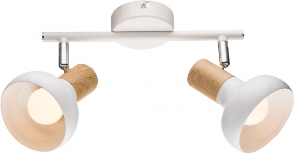 Спот Accento lighting 2x40 Вт E14 белый ALIN-Lagom-2 