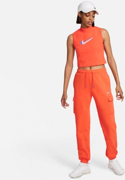 Майка Nike W NSW TANK MOCK PRNT DM4602-869 р.XL чорний