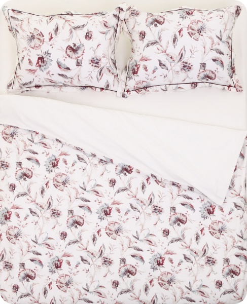 Комплект постільної білизни Maia 2 білий із малюнком Lameirinho 