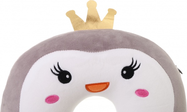 Подушка Bewalker Принцеса 28х28 см сірий BMPMIX0726/ neck pillow