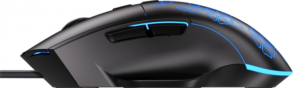 Миша Aula ігрова дротова F812 Wired gaming mouse with 7 keys black (6948391213132) 