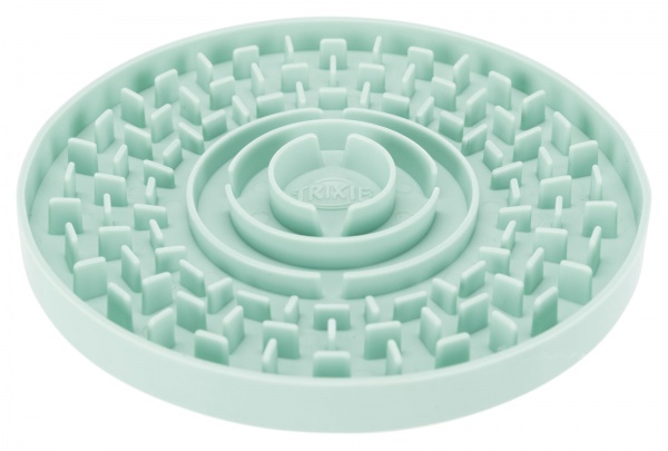 Миска Trixie для щенков Junior медленное кормление голубая пластик 21 см (34958)