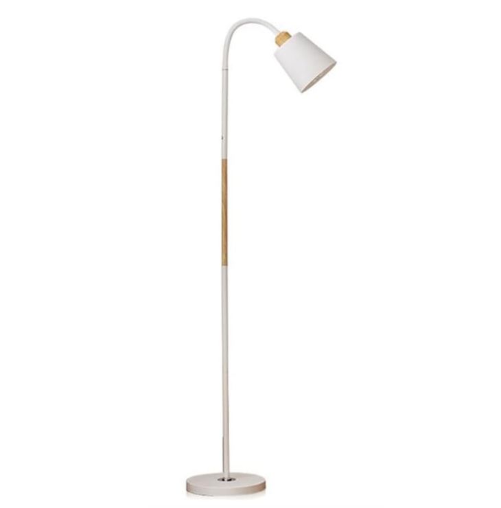 Торшер Berger 40 Вт E27 белый 1060-FL-1 White