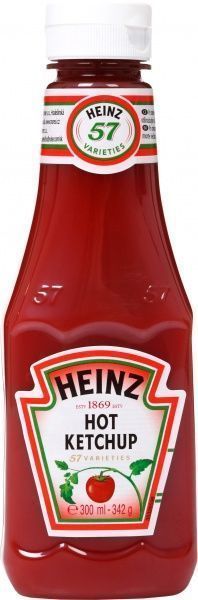 Кетчуп Heinz Томатний гострий 342 г 300 мл