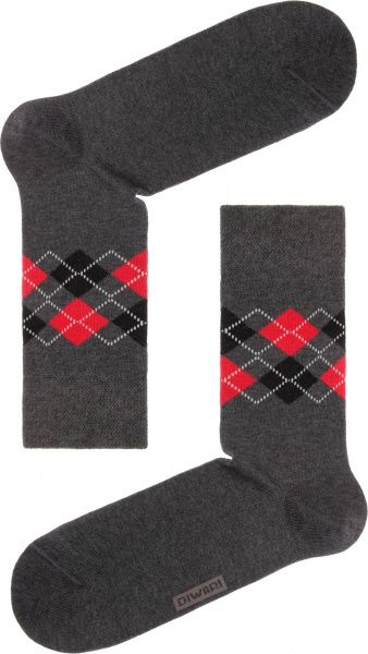 Шкарпетки чоловічі Conte DW Happy 15с-23СП 015 р. 29 темно-сірий 