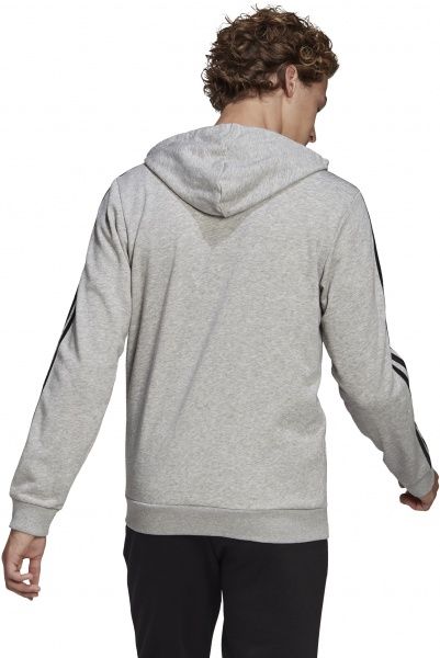 Джемпер Adidas M 3S FT FZ HD GK9034 р. S сірий