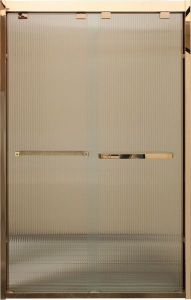 Душевые двери EGO ART 120х190 см стекло волнистое 