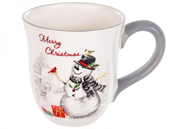 Чашка для чая Снеговик 550 мл 858-0009 Lefard