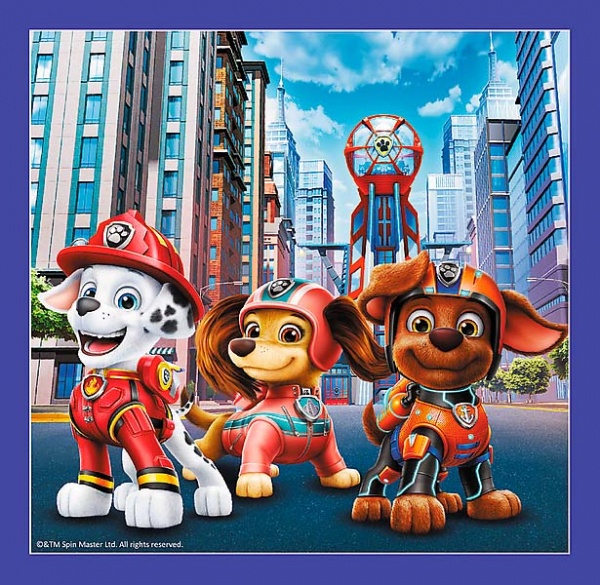 Пазлы Trefl 3 в 1 Щенячий патруль готов к действию 34861