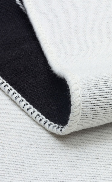 Килим Ekohali Arya AR 25 White Black 160x230 см двосторонній 