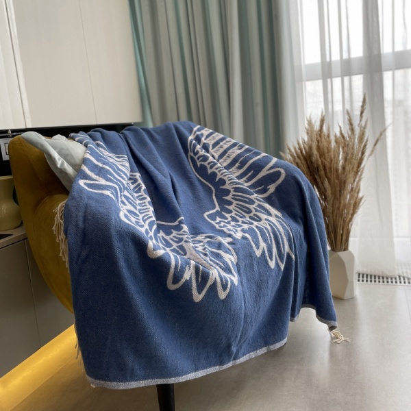 Плед Wing 140x200 см синий SoundSleep 