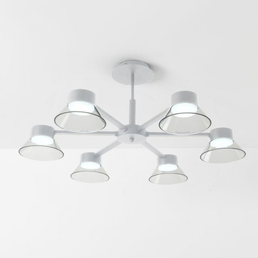 Люстра стельова Luminaria Adel 6xGX53 біла ADEL 6xGX53 WHITE